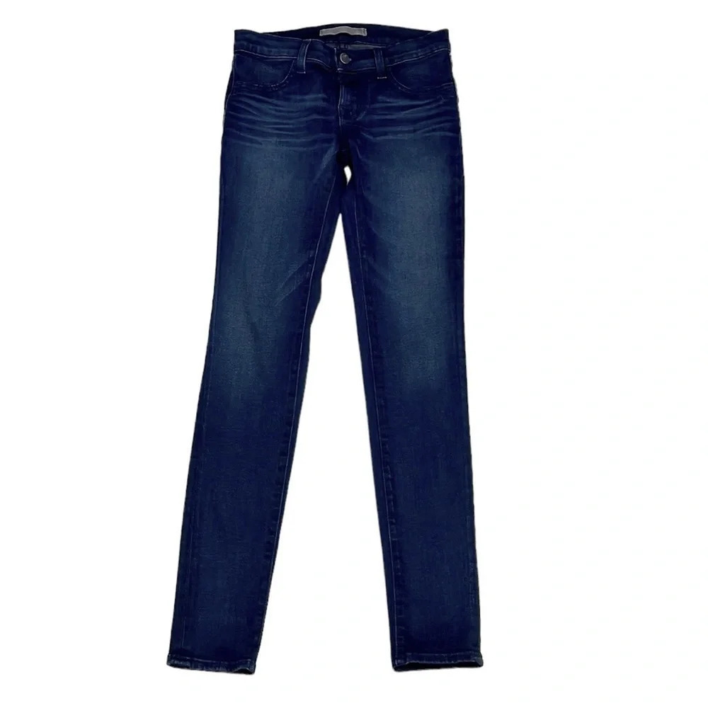 J BRAND Jeans Blue Denim Skinny Distressing Size 26